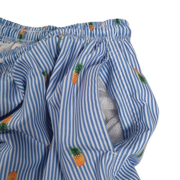 Uzzi Men Swim Trunks Drawstring 2XL Waist 30 Inch Pineapple Pool Party Vacation - Picture 5 of 7